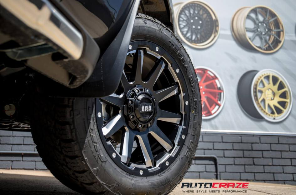 FORD RANGER GD05 MATTE BLACK MILLED ACCENTS